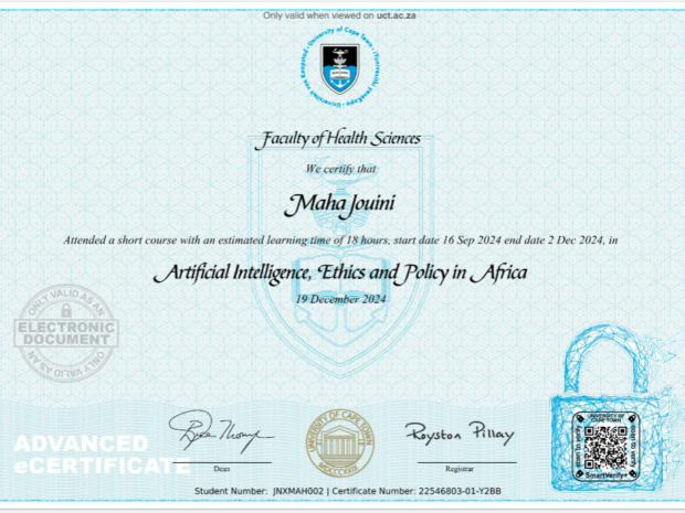 UCT.Online Certificate